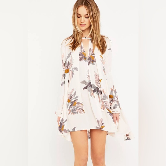 Free People Pearl Tree Floral Swing Dress. Large. Excellent used condition. - Picture 3 of 14